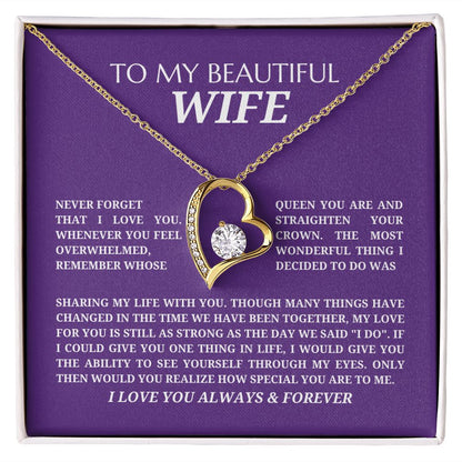 To My Beautiful Wife Necklace (ALMOST GONE!)