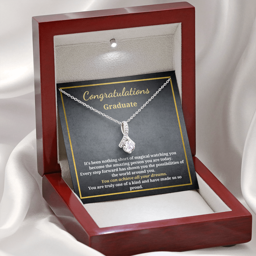 Gift for A Graduate - Graduation - Alluring Beauty Pendant Necklace - You Can Achieve All Your Dreams