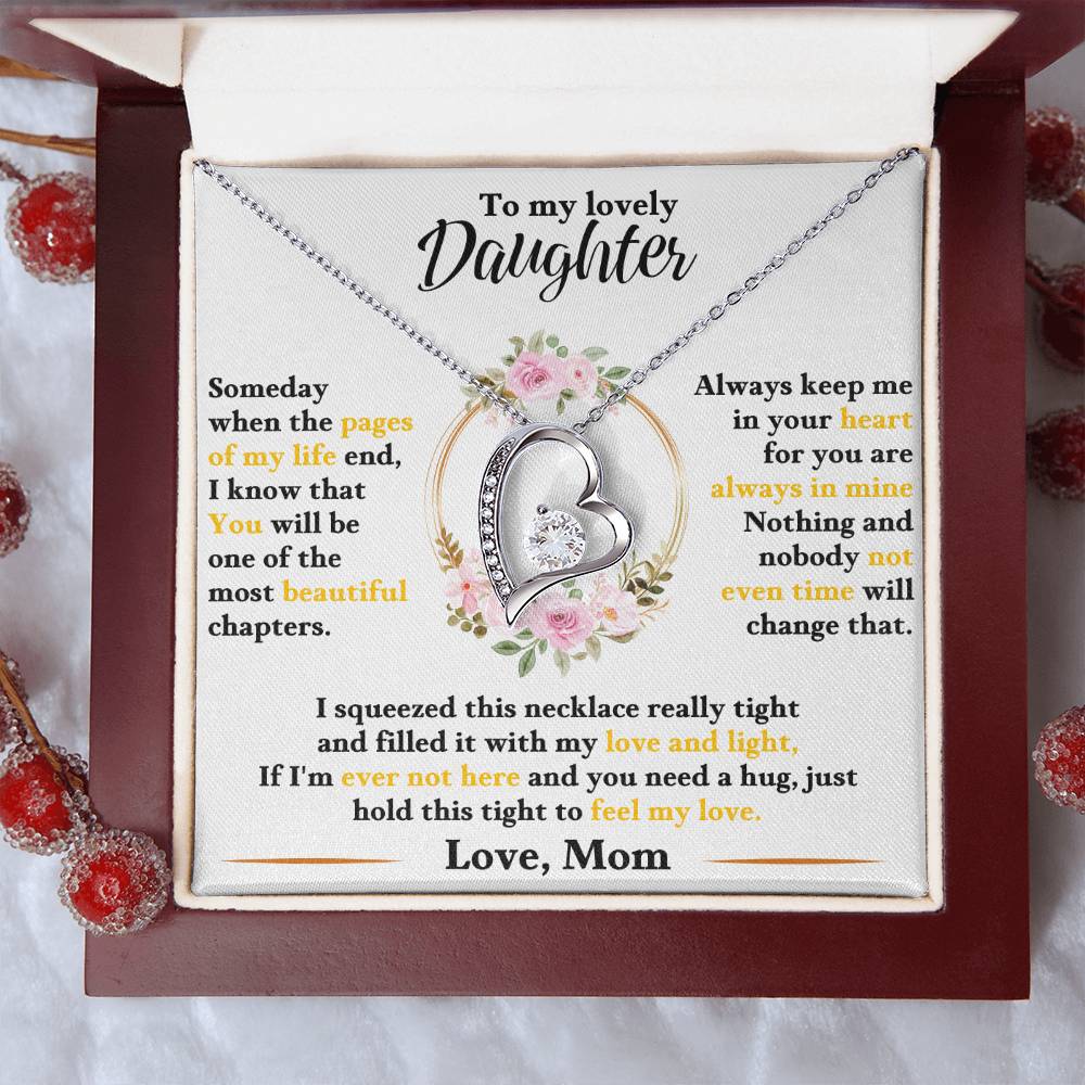 To My Daughter Necklace (ALMOST GONE!) NDV354