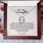 To My Daughter Heart Necklace (ALMOST GONE!) NDV380