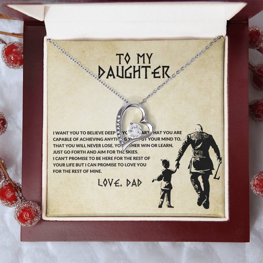 To My Daughter Necklace (ALMOST GONE!) NDV351