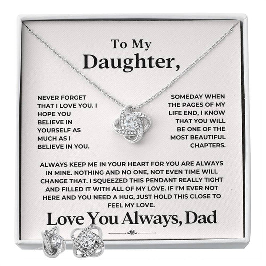 To My Daughter Necklace (ALMOST GONE!) NDV440