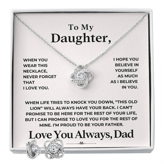 To My Daughter Necklace (ALMOST GONE!) NDV434