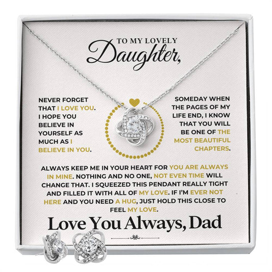 To My Daughter Necklace (ALMOST GONE!) NDV441