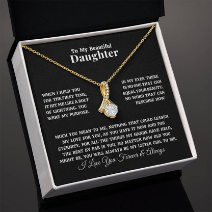 To My Beautiful Daughter Beauty Necklace (ALMOST GONE!)
