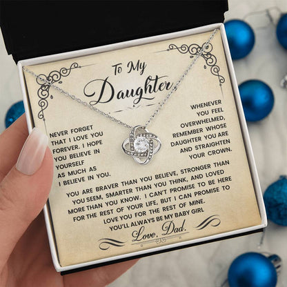 To My Daughter Necklace (ALMOST GONE!)  NDV330IJ