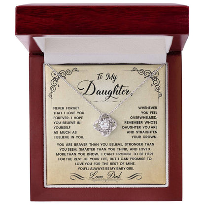 To My Daughter Necklace (ALMOST GONE!)  NDV330IJ