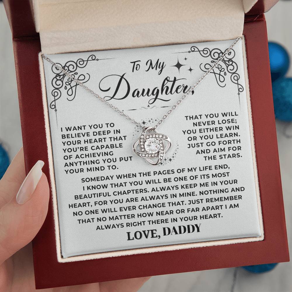 To My Daughter Necklace (ALMOST GONE!)  NDV338
