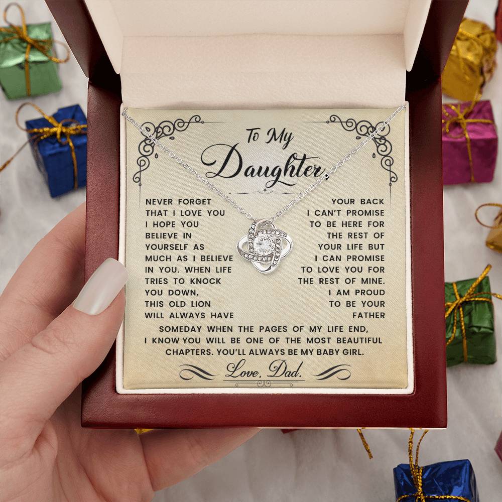 To My Daughter Necklace (ALMOST GONE!)  NDV329B