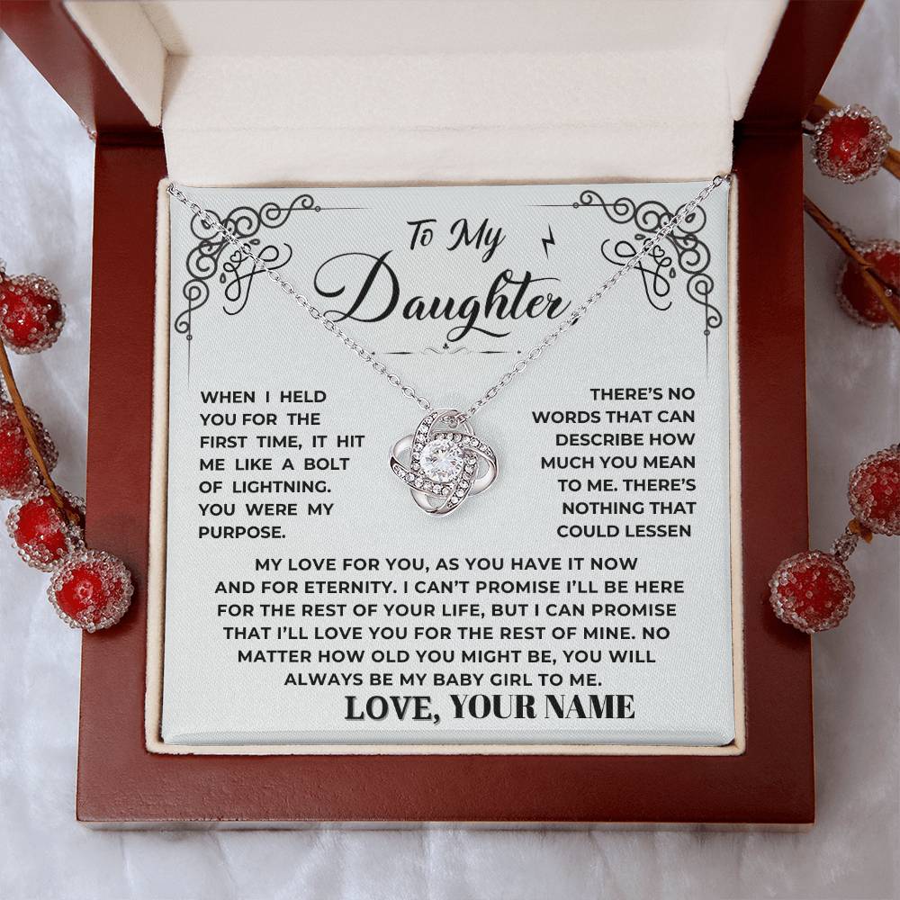 To My Daughter Necklace (ALMOST GONE!)  NDV342LB3