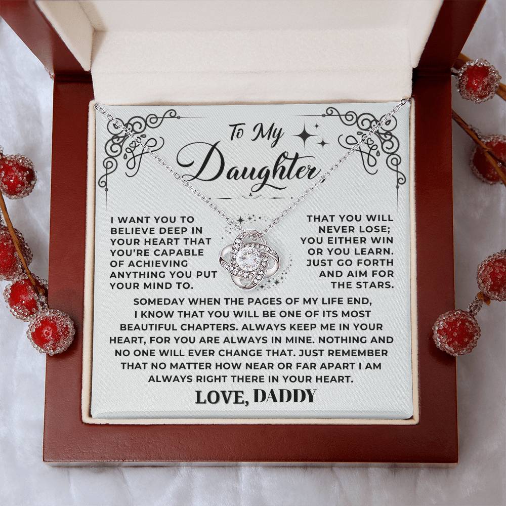To My Daughter Necklace (ALMOST GONE!)  NDV338
