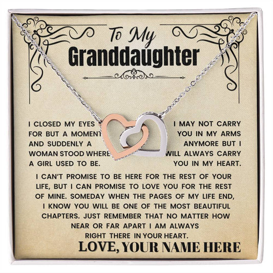 To My Granddaughter - Interlocking Hearts Gift Set (ALMOST GONE!) NDV324TB