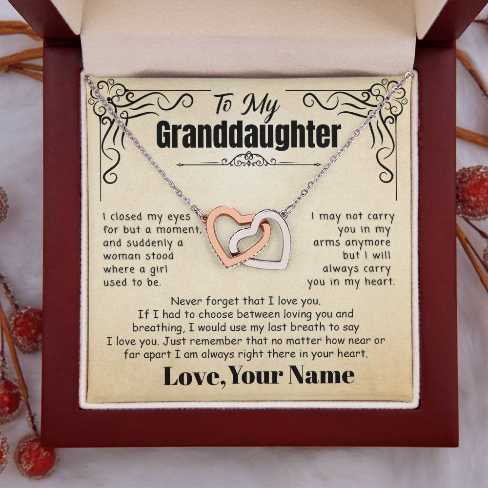 To My Granddaughter Necklace (ALMOST GONE!)  NDV335J