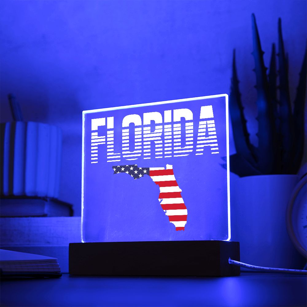 Florida USA Acrylic Plaque
