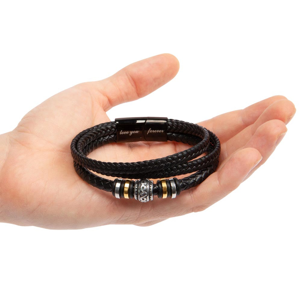 To Dad - Men's Love You Forever Bracelet - Father