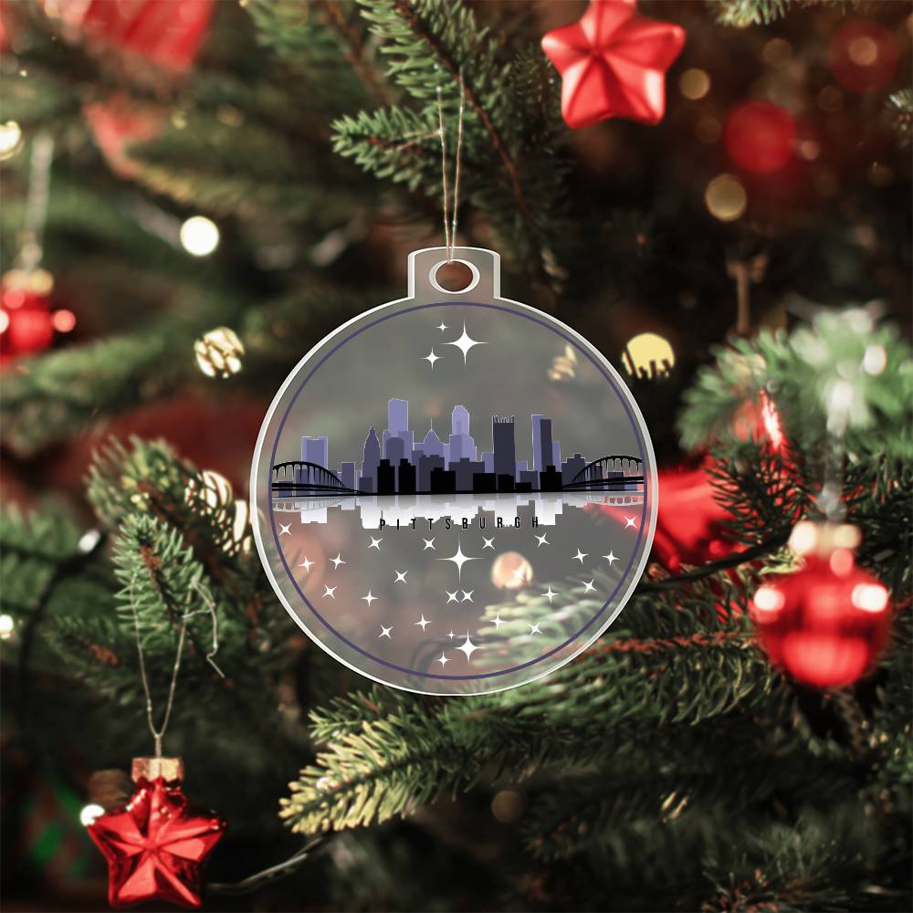 Pittsburgh City Skyline Ornament  (ALMOST SOLD OUT!)