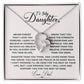 To My Daughter Heart Necklace (ALMOST GONE!) NDV386