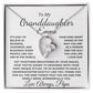Personalized Granddaughter Name - Heart Necklace  (ALMOST GONE!) NDV347