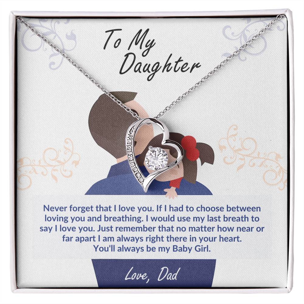 To My Daughter Necklace (ALMOST GONE!) NDV352