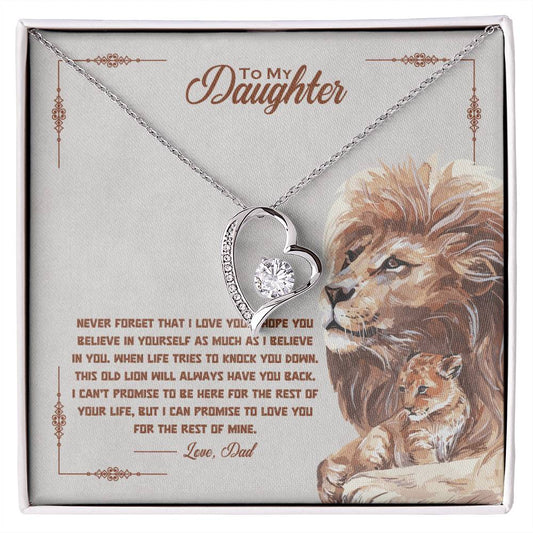 To My Daughter Necklace (ALMOST GONE!) NDV353