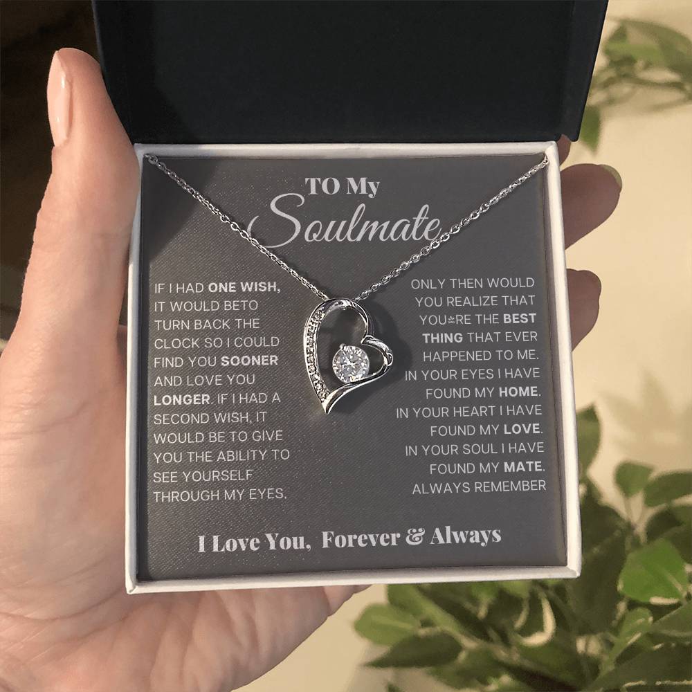To My Soulmate Necklace (ALMOST GONE!) NDV365