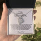 To My Bonus Daughter Heart Necklace (ALMOST GONE!) NDV393