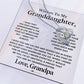 Wishes To My Granddaughter Heart Necklace (ALMOST GONE!) NDV399