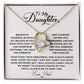 To My Daughter Heart Necklace (ALMOST GONE!) NDV375