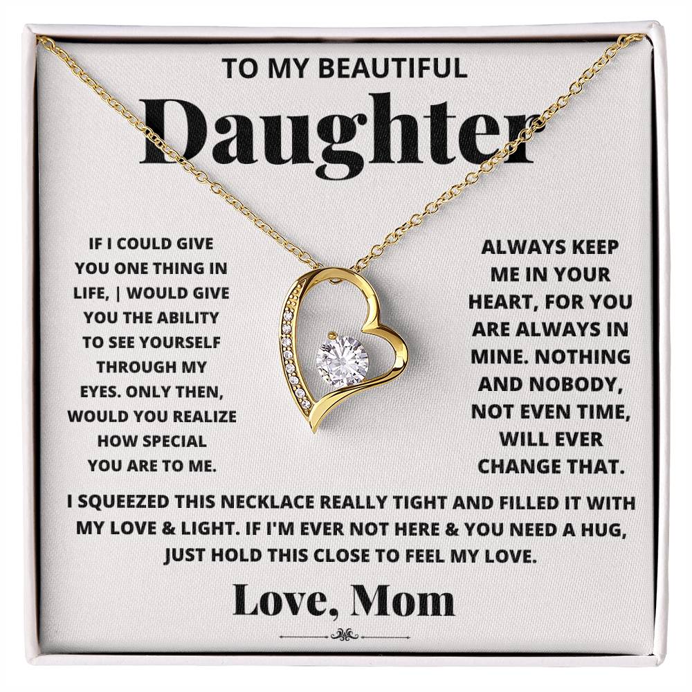 To My Daughter Necklace (ALMOST GONE!) NDV350