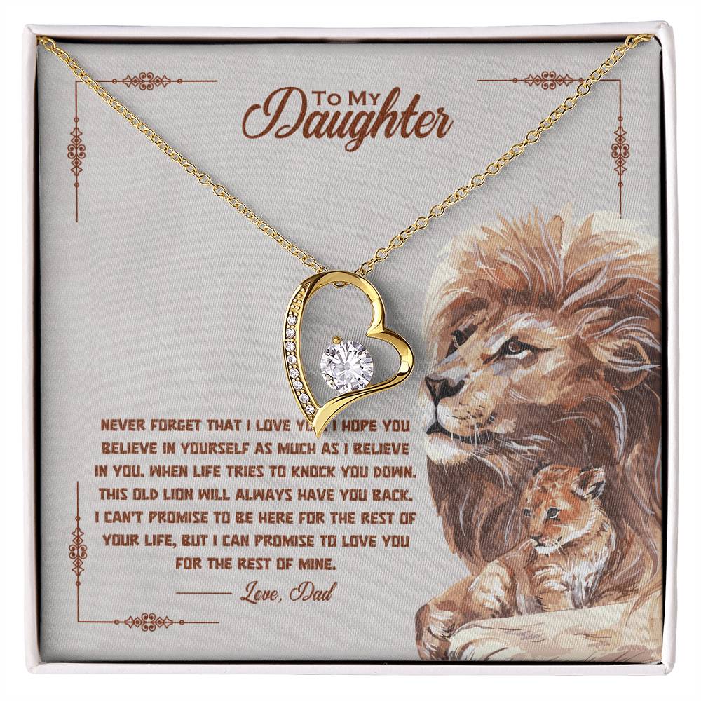 To My Daughter Necklace (ALMOST GONE!) NDV353