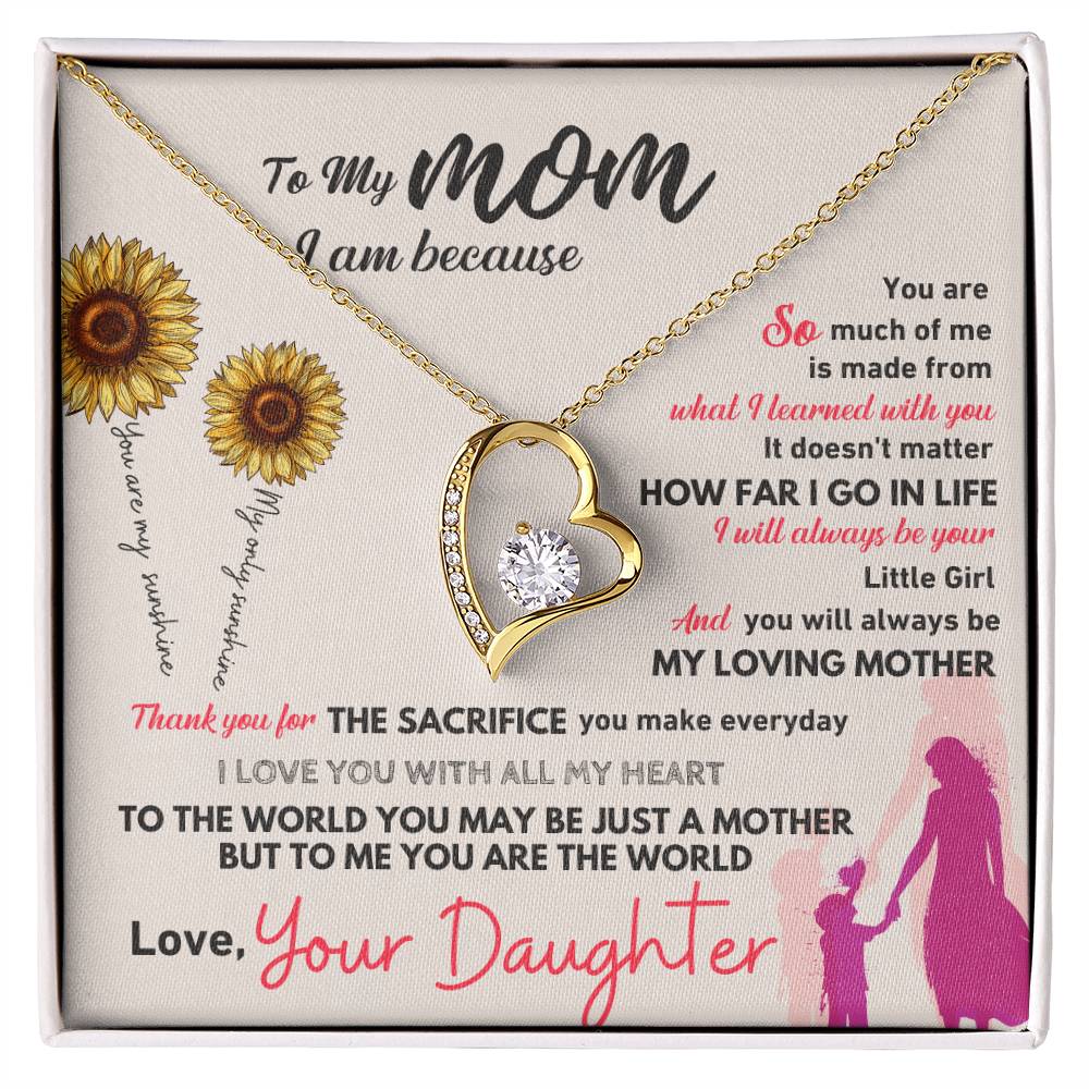 To My Mom Necklace  (ALMOST GONE!) NDV359