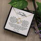 To My Daughter Heart Necklace  (ALMOST GONE!) NDV372
