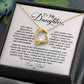To My Daughter Heart Necklace (ALMOST GONE!) NDV388
