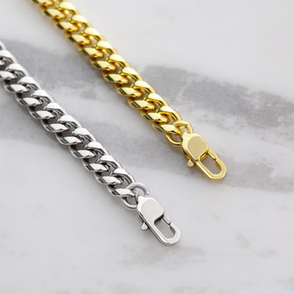 Gift for My Man - Cuban Link Chain - I Just Want To Be Your Last Everything
