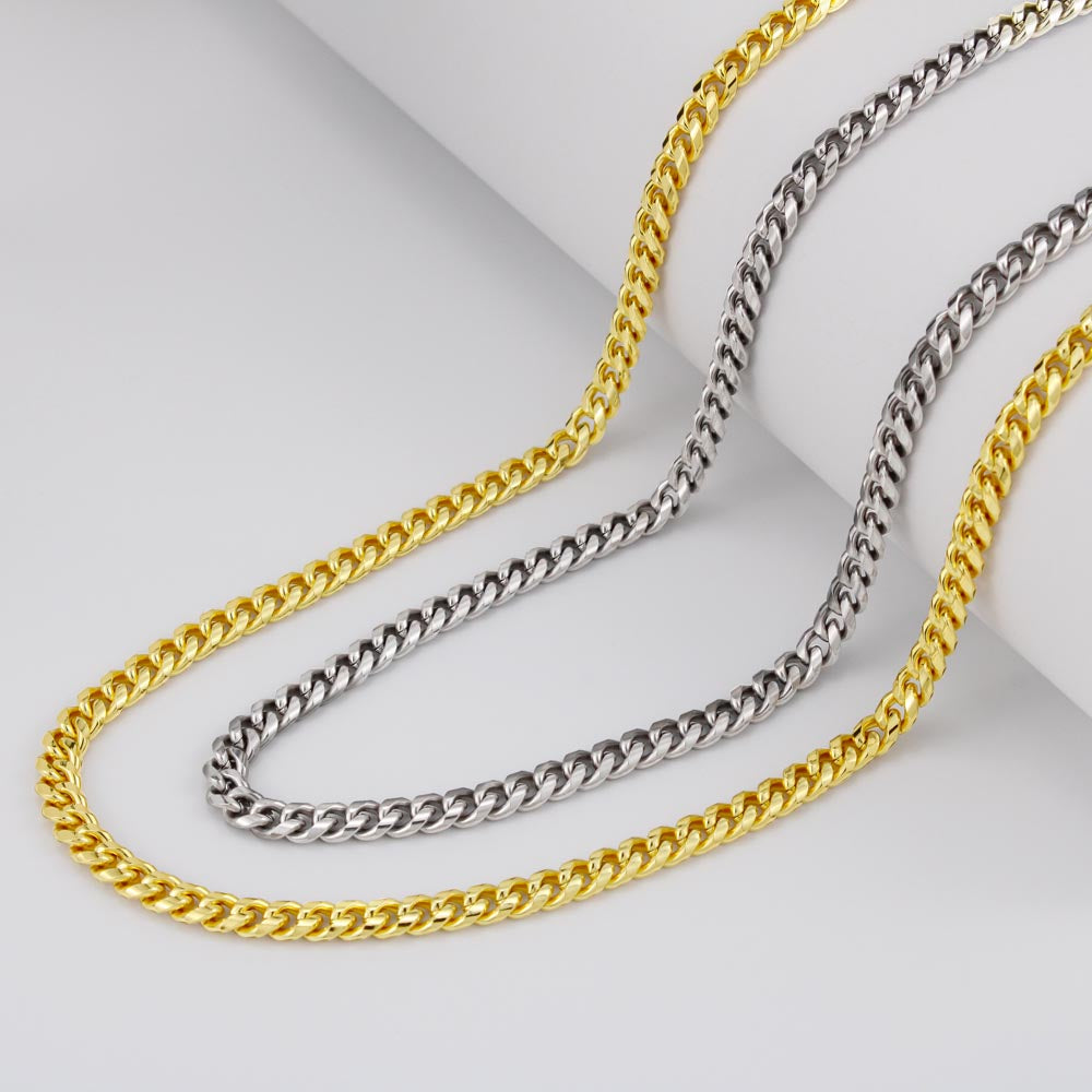 Gift for My Future Babysitter To Be - Pregnancy Announcement - Cuban Link Chain