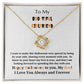 To My Boo-tiful Girlfriend - Halloween - Love Knot Pendant Necklace - I Want To Make This Halloween Very Special By Being By Your Side Sharing Every Moment With You