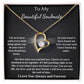 To My Beautiful Soulmate - Forever Love Pendant Necklace - I Knew We Were Destined To Be Together